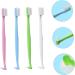 Buy Homsfou Travel Toothbrush Set - 4 Double-Sided Ergonomic Toothbrushes for Wisdom Teeth & Detail Cleaning | International Shipping - Buy Online on GoSupps.com