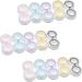 Buy Plafope 45 Refreshed Travel Containers - Transparent Contact Lens Storage Box Kit | Linsen-Organizer Duplex-Box (5.7x2.8cm) - 3PCs | International Shipping Available - Buy Online on GoSupps.com