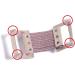 10Pcs Coffee & White Elastic Bandage Clips - Stretch Metal Fixation Clamps Kit for Bandages & Bandaging Supplies - International Shipping Available - Buy Online on GoSupps.com