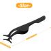 YEEPSYS False Eyelashes Applicator Tool - Black 1Pack | Extension Tweezers for Easy Application and Removal - Buy Online on GoSupps.com