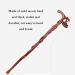 Walker Crutches for The Elderly Environmentally Friendly Wooden Materials Carved Ganoderma Pattern Ergonomic Handle Suitable for People with Leg Inconvenience Hiking Interesting - Buy Online on GoSupps.com