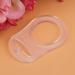 10-Part Silicone Pacifier Holder Clip Adapter | Soft Toy Rescue Ring & Baby Blanket Clip | Easy to Clean Safe & Durable - Clear - Buy Online on GoSupps.com