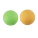 Garneck 2pcs fascia ball for feet yoga ball massage ball roll fitness foot medium green