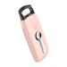 Electric Eyelash Curler Electric Heat Curler for Lashes - Eyelash Heat for Eye Lash Curler for Long-Lasting Curl Rechargeable Quick Heating Portable Lashes Heating Curler Pink