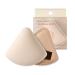 Makeup Powder Puff Triangle Shape | Puff with Latex for Plush and Soft Touch | Big Size Puff for Quick Makeup | Small Puff Tip for Precise Application | Korean Makeup Puff