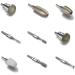 Beurer MP 60 Manicure Pedicure Tool Set with 9 Sapphire and Felt Tips - Hand and Foot Care Kit - Buy Online on GoSupps.com