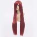 Buy Hong Shu Shukugan Shana Women's Long Straight Red Wig - Perfect for Anime Cosplay & Parties | International Shipping Available - Buy Online on GoSupps.com