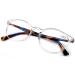 DOOViC Italy Design Fashion Reading Glasses | Stylish Clear Frames for Women & Men | +3.50 Strength Readers with Case - Buy Online on GoSupps.com
