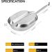 TargetEvo Stainless Steel Military Mess Kit Tray & Frying Pan - Portable Camping Cookware Set - Buy Online on GoSupps.com