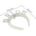 Bride to Be Pearl Embellished Crown Headband Women s Bridal Shower Costume Accessory By TRIXES - Buy Online on GoSupps.com
