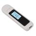 Breathalyzer Alcohol Tester High Accuracy LCD Display USB Charging Portable Automatic Shutdown Breath Alcohol Tester for Home Personal (White)