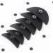 Housoutil 6 Pcs Eyeshadow Eye Makeup Eye Shadow Stamp Crease Tool Sealing Ring Make up 5*2.5cm Black - Buy Online on GoSupps.com