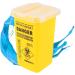EXCEART Small Flip Top Sharps Disposal Container for Diabetic Needles - Yellow - Buy Online on GoSupps.com