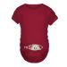 Maternity Top Short Sleeve Funny Pregnancy Tee Cute Baby Pregnant Women T Shirts-Red XXL