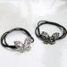Xiwstar Crystal Rhinestone Butterfly Hair Scrunchies - 2 Pack | Elegant Women Girls Hair Accessories - Buy Online on GoSupps.com