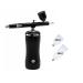 Airbrush Compressor Complete Multi-Functional Portable Personal Oxygen Spray Gun Auto Start and Stop Function Hobby Cosmetics (Size : Part C Black)