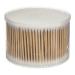 500 bamboo cotton buds 100% cotton tip natural shaft resistant durable environmentally friendly (8 cm).