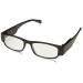Foster Grant Mens Lloyd Lightspecs Lighted Glasses Reading Black/Transparent 59 Mm US
