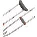 Crutches for Adults Underarm Lightweight Aluminum Adjustable Folding Armpit Crutches Crutches for Disabled Elderly Great for Travel or Work Selfless dedication - Buy Online on GoSupps.com