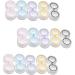 Travel Contact Lens Organizer Set - 45 STK Colored Lens Containers Soaking Mini Holders & Storage for Easy Travel - Buy Online on GoSupps.com