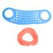 Facial belt face sleeping lifting hammock double chin slim chin chin chin chin breathable breathable anti-fold-anti-aging silicone lip exercise system for women and men.