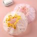 Double Layer Waterproof Shower Cap | Reusable Hair Cap for Women, Girls, and Kids - Golden - Buy Online on GoSupps.com