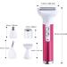 5-in-1 Rechargeable Electric Razor for Women - Body, Nose, Face, Eyebrow, Leg, Armpit, Bikini Area & Underarms - Painless Hair Removal Trimmer - Portable Women's Shavers Set - Buy Online on GoSupps.com
