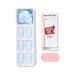 Buy KISS imPRESS Blue Sky Press-On Nails - Short Matte Color Manicure | Includes Prep Pad & Mini File for Easy Application - Buy Online on GoSupps.com