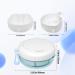 Denture Case Portable Denture Bath Box with Strainer & Mirror - Leak-proof Design (White) - Buy Online on GoSupps.com
