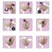 3PCS Black Hair Clip Volume Inserts Styling Set for Women & Girls - DIY Bun Maker Comb French Twist Styling Tool - Buy Online on GoSupps.com