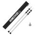 Grassman Aluminum Tarp Poles for Tent Adjustable Lightweight Camping Telescoping Poles for Car Canopy Shelter Tarp 2 Pack 7.5ft 7.5ft 2 pack