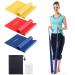 Resistance Bands Exercise Band for Fitness/Yoga/Pilates/Strength Training 1.5M Resistance Band Women with 3 Resistance Levels -Carrying Bag Included