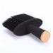 Lurrose Salon Shaving Brush | Wooden Hair Cutting & Cleaning Tools | Hair Breakage Removal Suite | 14x10x10cm Black - Buy Online on GoSupps.com