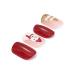Brishow Christmas Artificial Nails - 24 Press-On Red Snow Moose Design for Women & Girls - Buy Online on GoSupps.com
