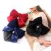 3 PCS Women Hair Clip Bowknot Snood Net Barrette Set - Red/Black/Blue - Buy Online on GoSupps.com