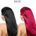 Buy Ladaypoa Long Satin Sleeping Cap | 2-Piece Extra Large Sleeping Hats for Women - Black & Red Perfect for Long Braids - Buy Online on GoSupps.com