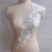 2 Pack Flower Lace Applique Patches for DIY Wedding Dress - White Embroidered Collar Material - Lace Fabric - Buy Online on GoSupps.com