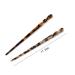 Set of 2 Tortoise Shell Acetate Hair Sticks - Stylish Hair Accessories for Women and Girls - Buy Online on GoSupps.com