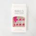 24Pcs Gradient Press on Nails - Square False Nails with Halo Designs | Reusable Acrylic Nails for Women & Girls | International Shipping - Buy Online on GoSupps.com