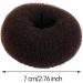 Hair Bun Donut Maker Hair Bun Ring Long Thick Hair Shaper Hairstyle Accessories 7cm Brown - Buy Online on GoSupps.com