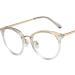 Buy Children's Blue Light Filter Glasses - Oval Z1020_1 Silver Gaming & Computer Glasses - Foldable No Prescription Needed - Buy Online on GoSupps.com