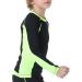 Doomiva Boys Long Sleeve Thermal Top - Black & Fluorescent Green, 11-12 Years - Buy Online on GoSupps.com