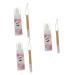 balacoo 3pcs Eyelash Cleansing Mousse Eye Makeup Remover Liquid Mascara Shampoo Lash Cleaner Make up Mascara Lash Eye Make up Removers Lash Wash Eye Mascara 2 in 1 Extend Plastic