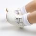 Sonsage Infant Baby Oxford Shoes | Pu Leather Lace-Up First Walking Sneakers 0-6 Months | Anti-Slip Trainer, Soft Rubber Sole | Unisex B White - Buy Online on GoSupps.com
