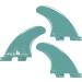 Dual Tab II Medium Performer/Reactor Fiberglass Fins - Blue/Black - 2-5 Fins - Buy Online on GoSupps.com