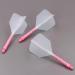 CUESOUL ROST T19 Pink Integrated Dart Shaft and Flights - 33mm Big Wing Shape - Buy Online on GoSupps.com