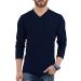 Decrum V Neck Long Sleeve Men's T-Shirts Multipack - Set of 3 | Soft & Comfortable Full Sleeve Tees for Men - X-Large - Buy Online on GoSupps.com