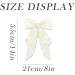 3PCS Large Satin Ribbon Bow Hair Clips Set - Vintage Style Hair Barrettes for Girls & Ladies - Buy Online on GoSupps.com