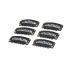 PLAFOPE Metal Hair Clips for Women Wig Clips 6 Teeth Combs Clips with Soft Metallic Hair Clips Womens Hair Clips Metal Hair Claw Clips Hair Barrettes for Women Tooth Comb Non-slip Miss