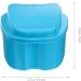 SUPVOX Denture Box - Blue Denture Teeth Storage Case with Net for Secure & Hygienic Storage | International Shipping Available - Buy Online on GoSupps.com
